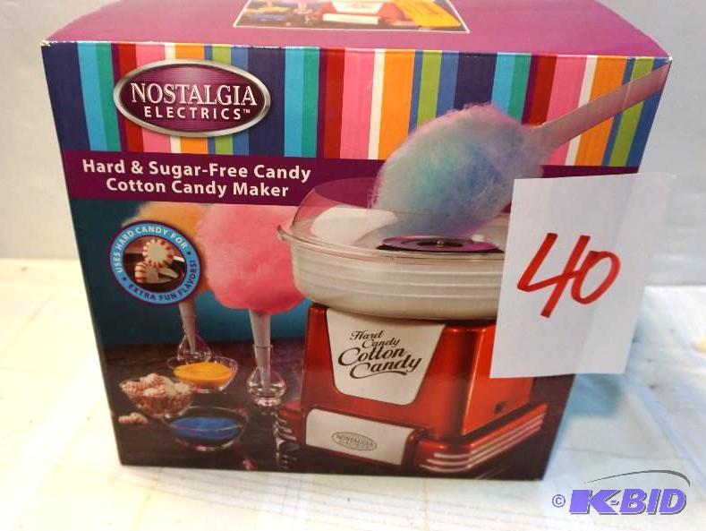 lot 40 image: Nostalgia Electrics Hard and Sugar Free Candy...