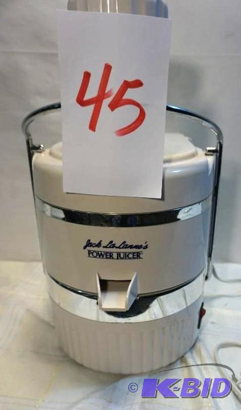 lot 45 image: Jack La Lanne Power Juicer Express Slightly U...