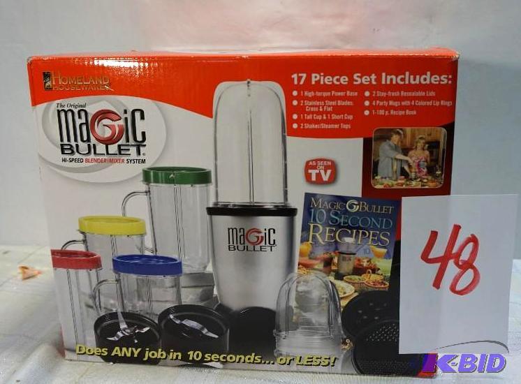 lot 48 image: Homeland Housewares The Original Magic Bullet...