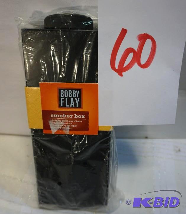 lot 60 image: Bobby Flay Metal Wood Chip Smoker Box Brand N...