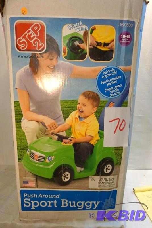 lot 70 image: Step 2 Brand Push Around Childrens Sport Bugg...