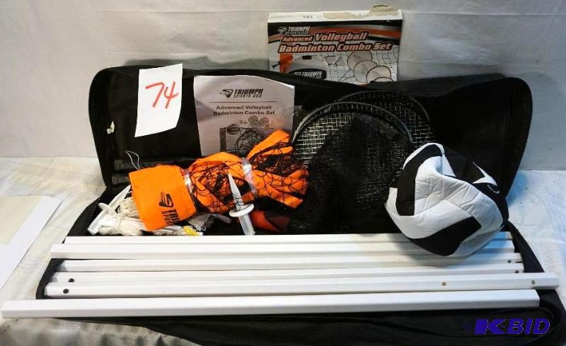 lot 74 image: Triumph Sports USA Advanced Volley Ball and B...