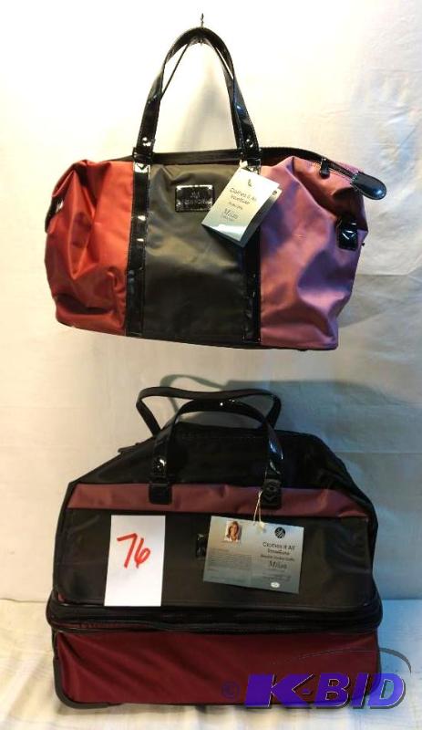 lot 76 image: Joy Mangano New York Series 2 PC Double Decke...