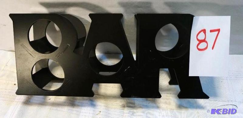 lot 87 image: Bar Lettered Wine Bottle Holder Brand New...