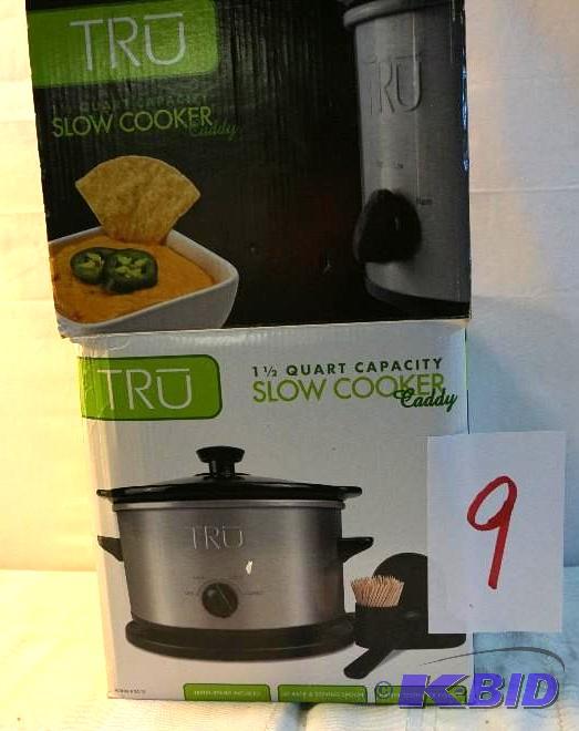 lot 9 image: Tru Brand 1 12 Qt Capacity Slow Cooker With ...