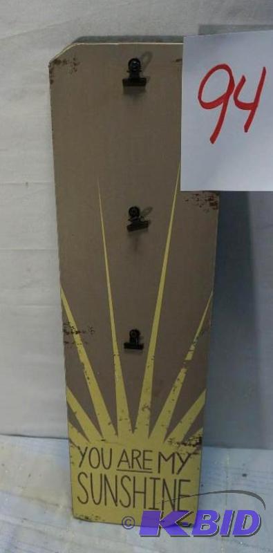 lot 94 image: Fetco Design You Are My Sunshine Themed Wall ...
