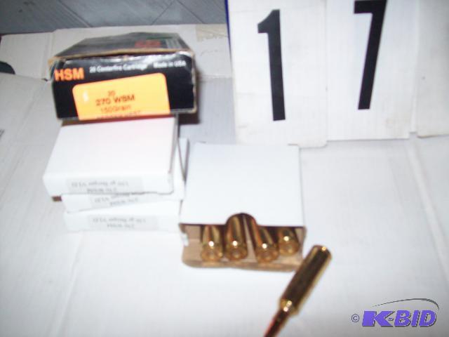 20 round Box .270 WSM Berger Bullets Extended...