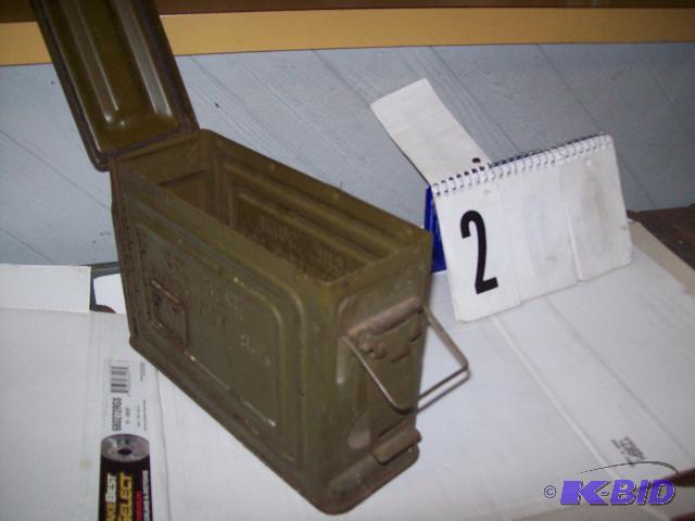Metal Military Ammo Box...