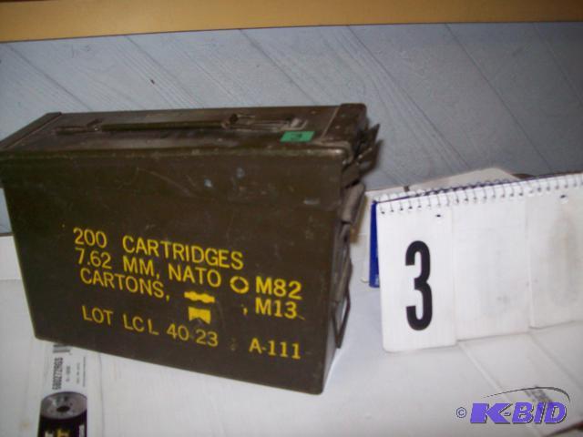 Metal Military Ammo Box...