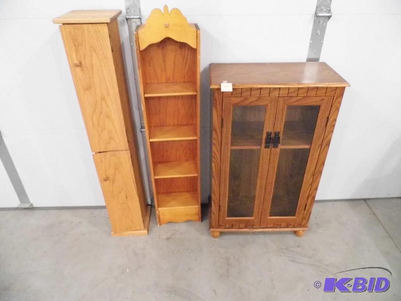 3 Piece Lot of ShelvingCabinets
