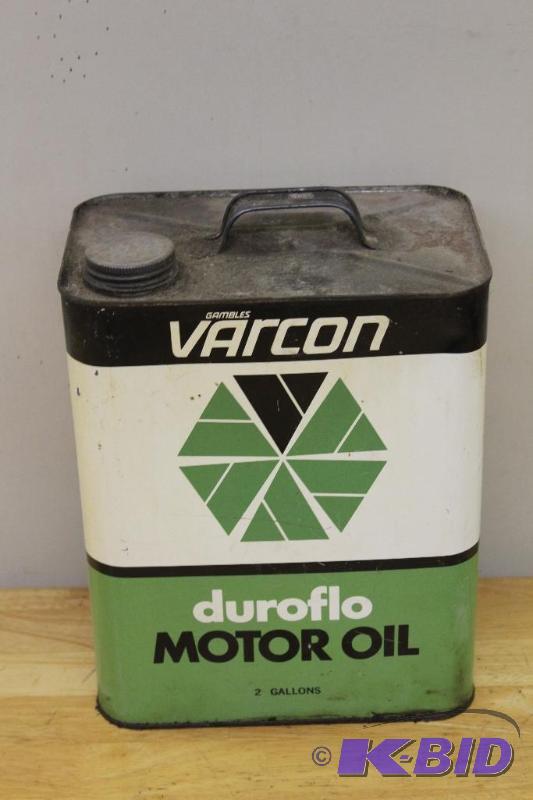 lot 122 image: Varcon&nbspDuroflo&nbspMotor Oil&nbspVinta...