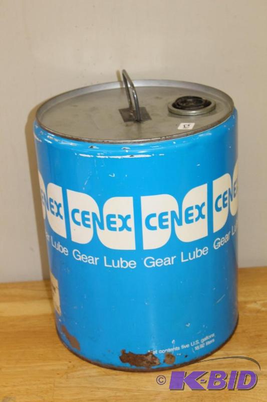 lot 152 image: Cenex Gear Lube&nbspVintage 5 Gallon Can, em...