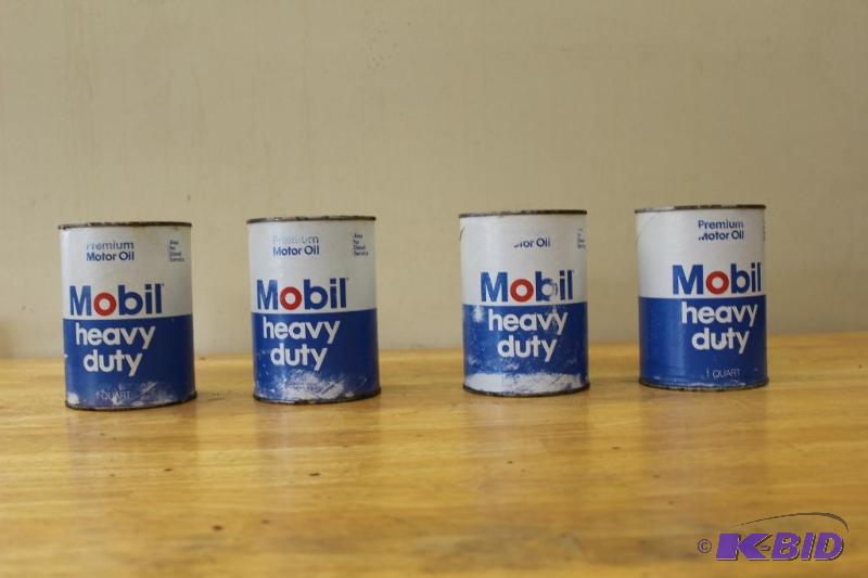lot 169 image: Mobile Heavy Duty&nbspMotor Oil, One Quart C...