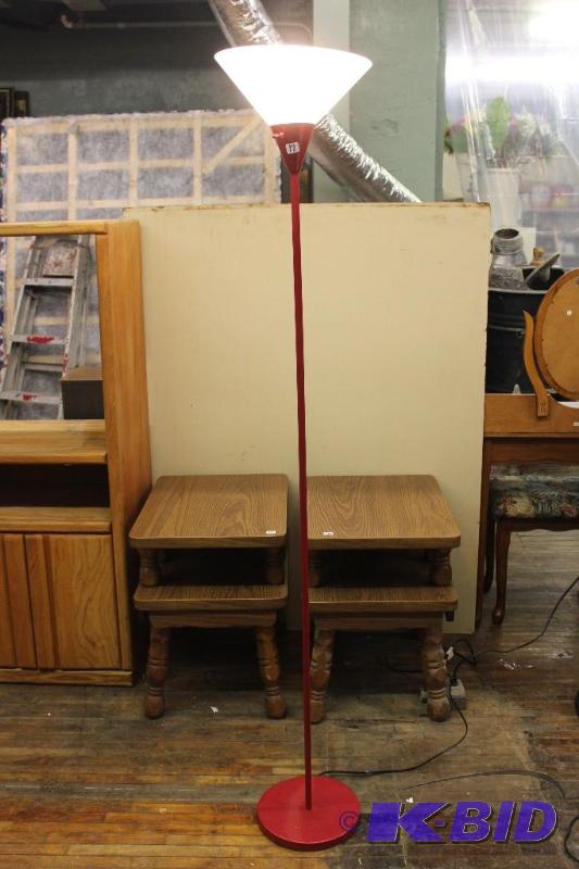 lot 17 image: Tall Lamp ...