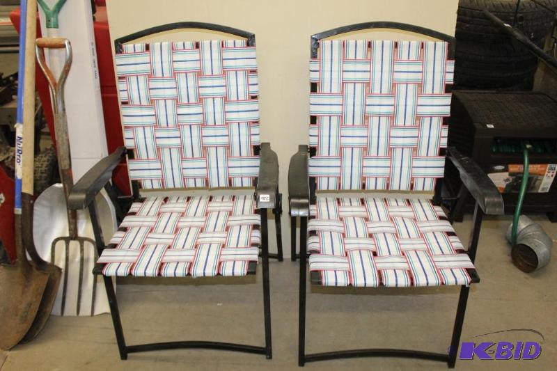 lot 220 image: Pair of Lawn Chairs ...
