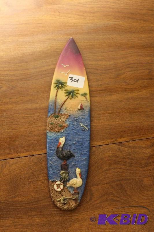 lot 301 image: Decorative Surfboard ...