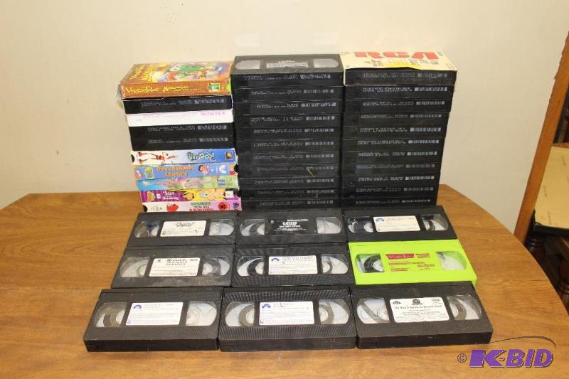 lot 312 image: Childrens&nbspMovies&nbspVHS Collection&nbs...