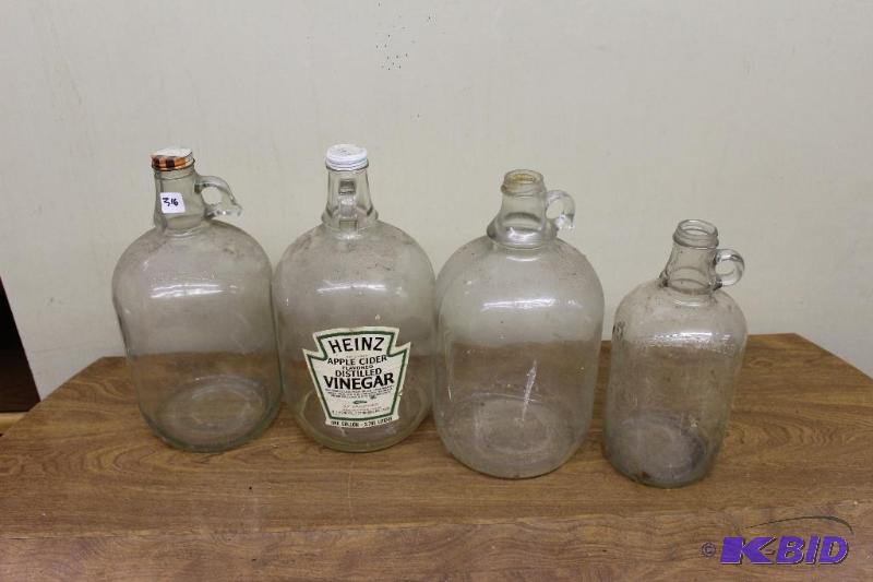 lot 316 image: Glass Jugs