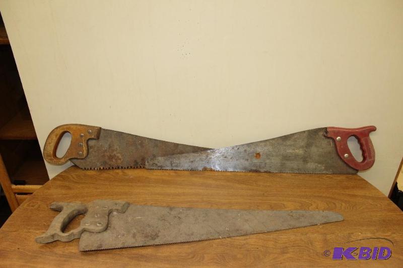 lot 320 image: 3 Vintage Saws...