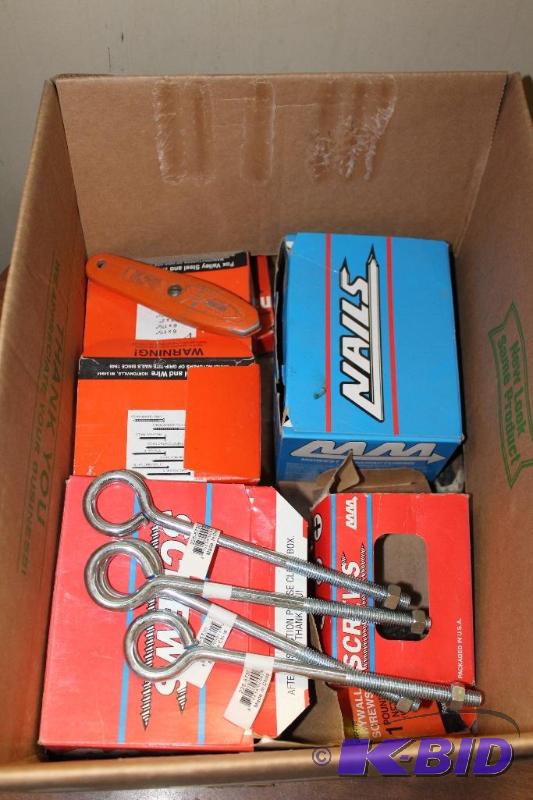 lot 358 image: Nails, Screws, Fasteners ...