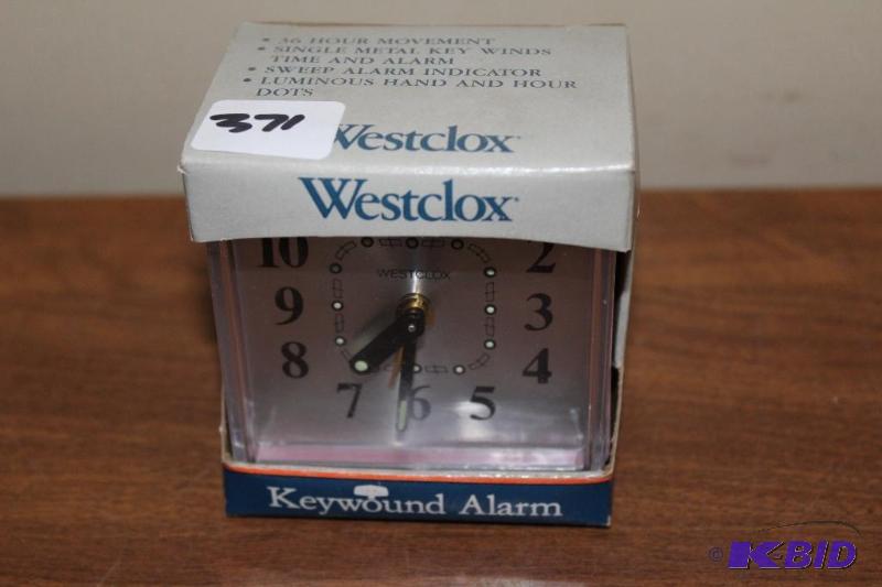 lot 371 image: Vintage Westclox&nbspAlarm Clock ...