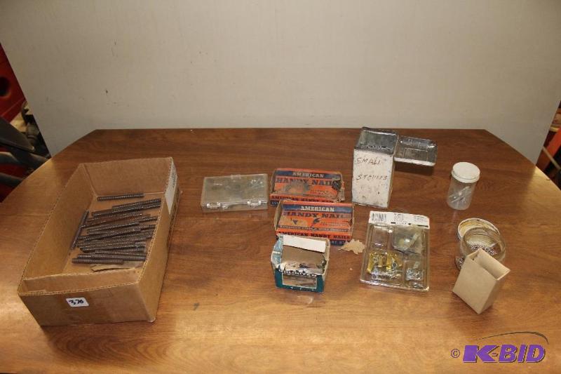 lot 376 image: Assorted Hardware, fasteners, etc.. ...