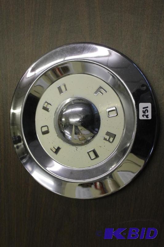 lot 451 image: c. 1957 Ford Hubcap  Excellent Condition for ...