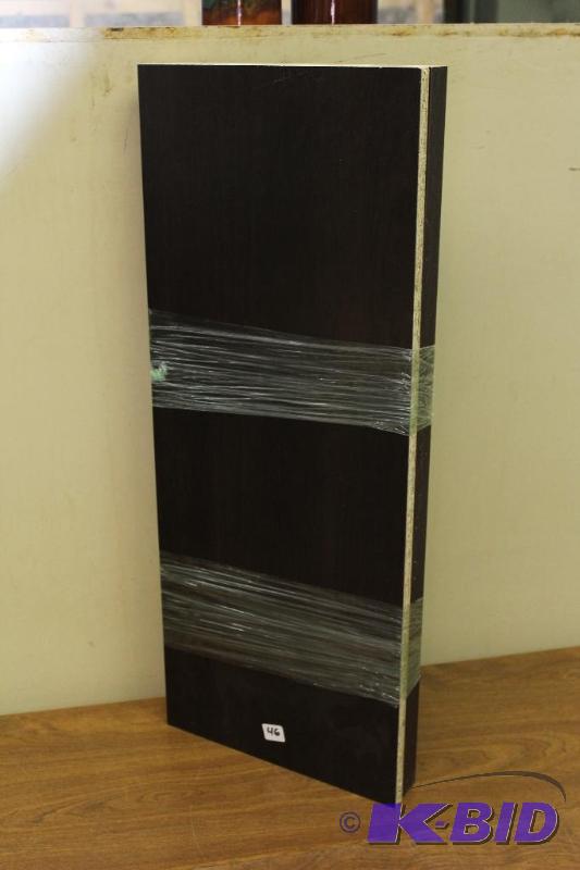lot 46 image: Black Fiber&nbspBoard Shelving, 3 Shelves, A...