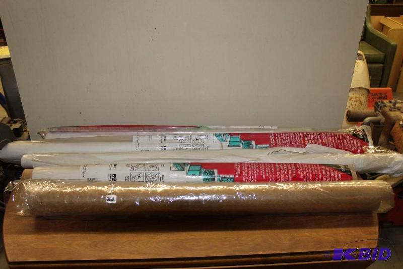 lot 463 image: Rolls of Heavy Duty Vinyl Sheeting ...