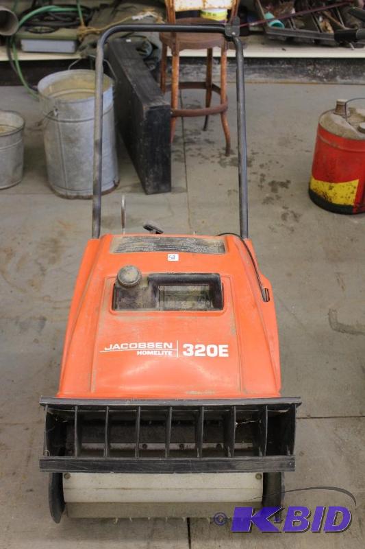 lot 52 image: Jacobson Snow Mover  Electric Start, need a c...