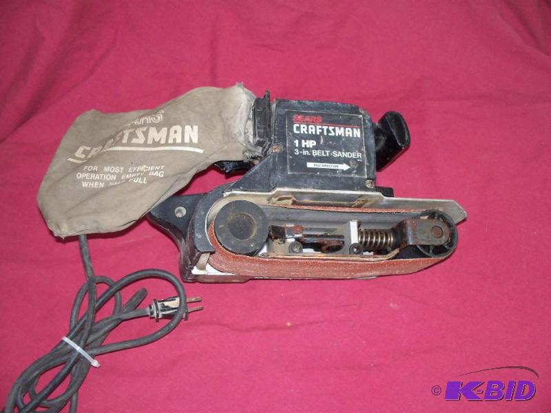Craftsman 1hp&nbsp 3 in 1 Belt Sander (works...