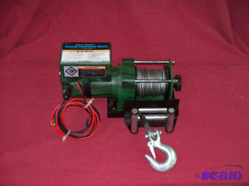 Remote controlled winch (works great manually...