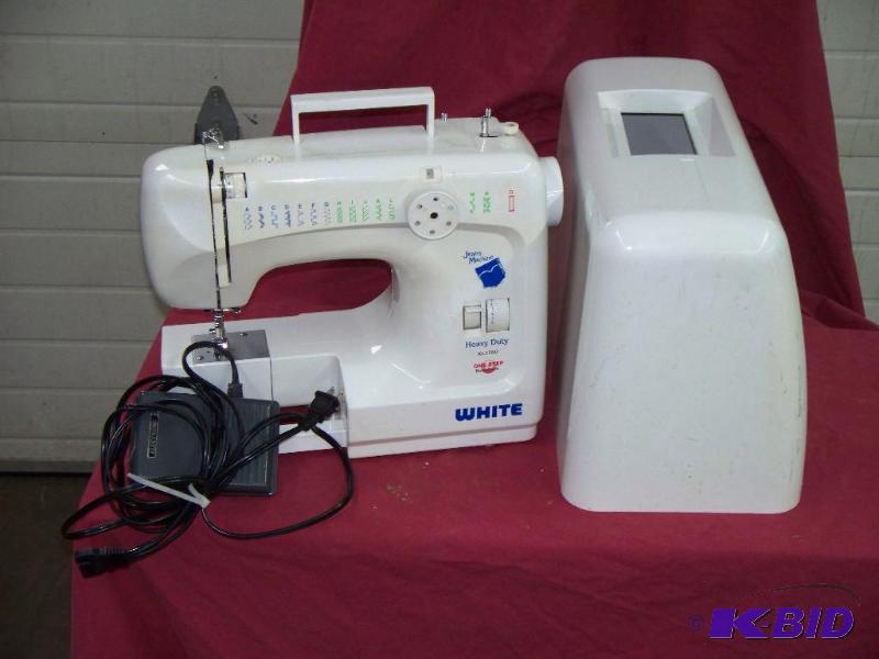 White Heavy Duty XL1760 sewing machine...