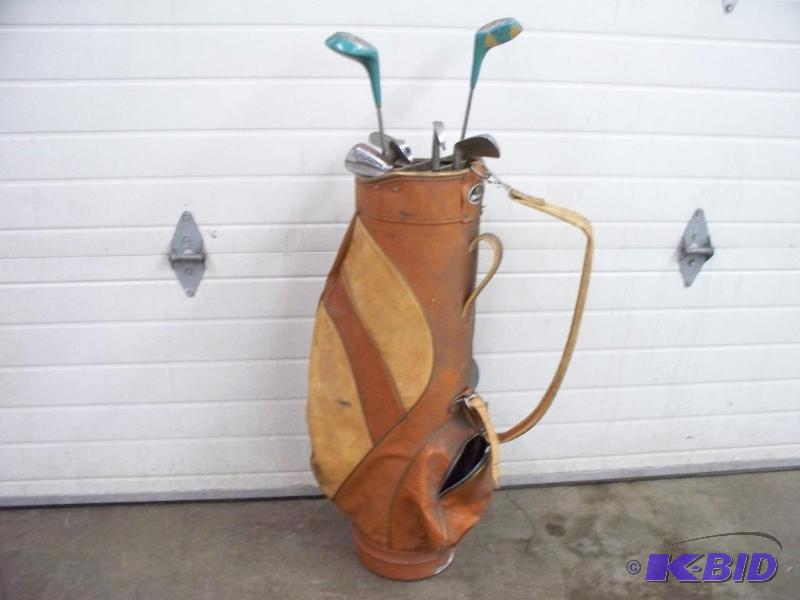 Golf clubs and bag...