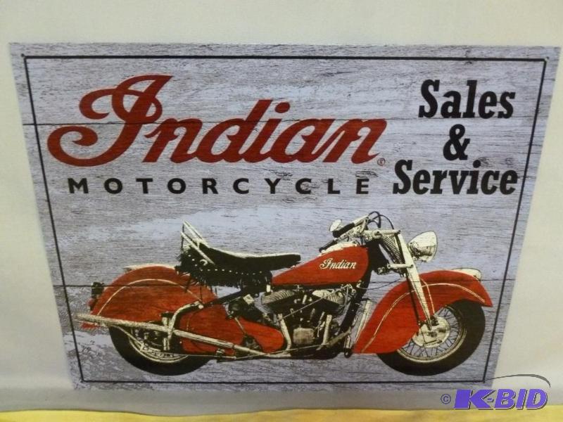 lot 32 image: Collectible Indian Motorcycle Sales And Servi...