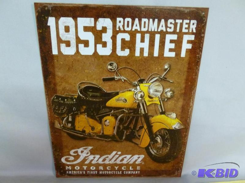 lot 35 image: Collectible 1953 Indian Motorcycle&nbspRoadm...