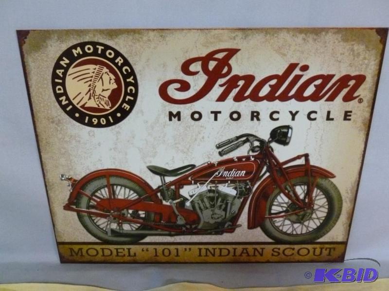 lot 40 image: Collectible Indian Motorcycle Model 101 India...