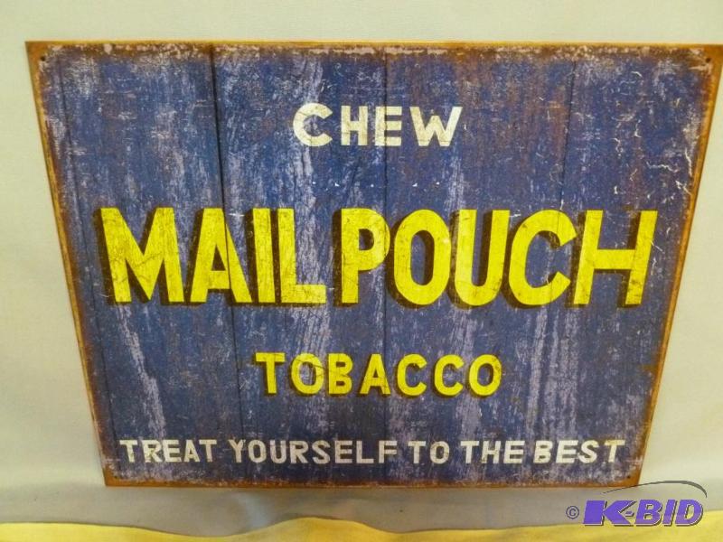 lot 45 image: Collectible Chew Mail Pouch Tobacco&nbspMeta...