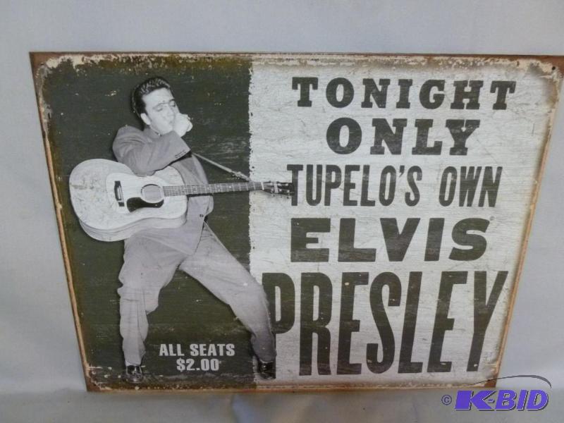lot 68 image: Collectible Tonight Only Tupelos Own Elvis P...