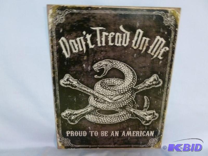 lot 75 image: Collectible Dont Tread On Me Proud To Be An ...