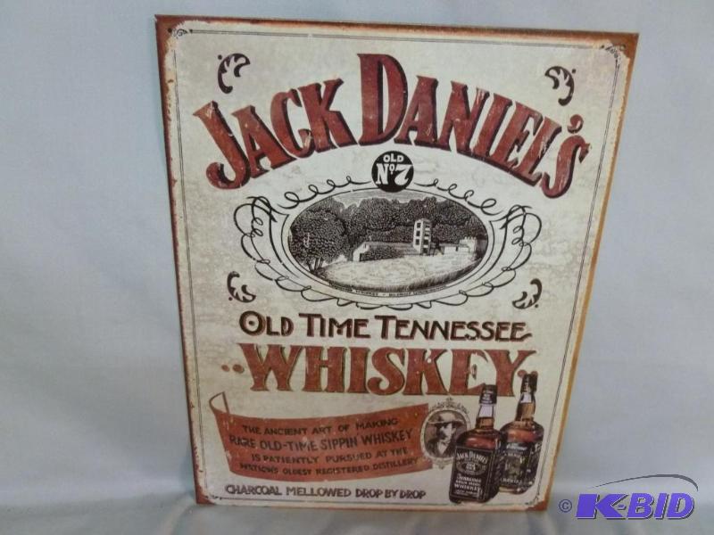lot 86 image: Collectible Jack Daniels Old No. 7 Metal Sign...