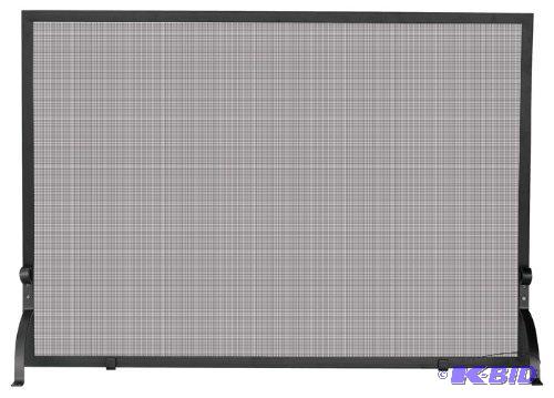 lot 22 image: Uniflame S-1158 Small Single Panel Olde World Iron Finish Screen