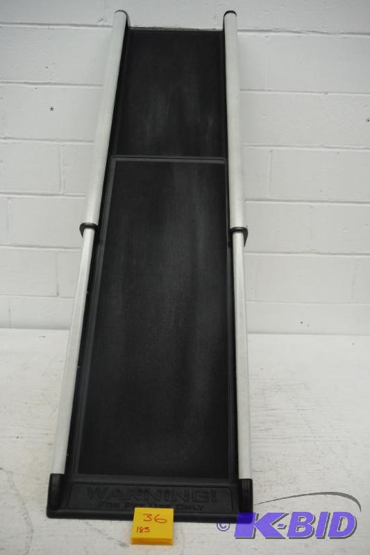 lot 36 image: Mr. Herzhers retractable Smart Ramp for pets, lightly used.