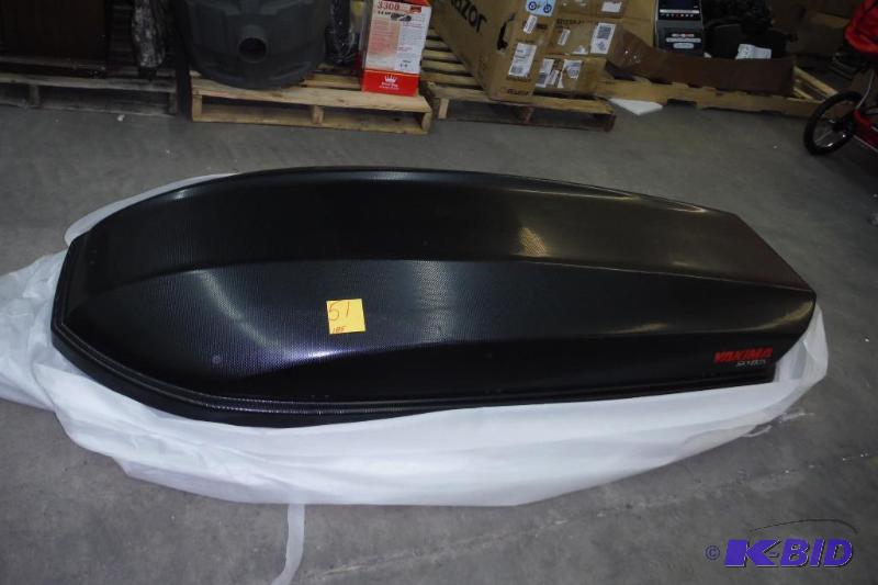 lot 51 image: Yakima Skybox 16 Carbonite Cargo Box, Brand New