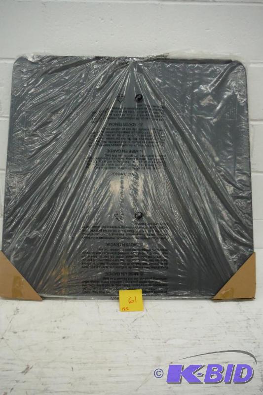 lot 60 image: Cosco ABS Top Folding Table, 34 by 34-Inch, Black, New