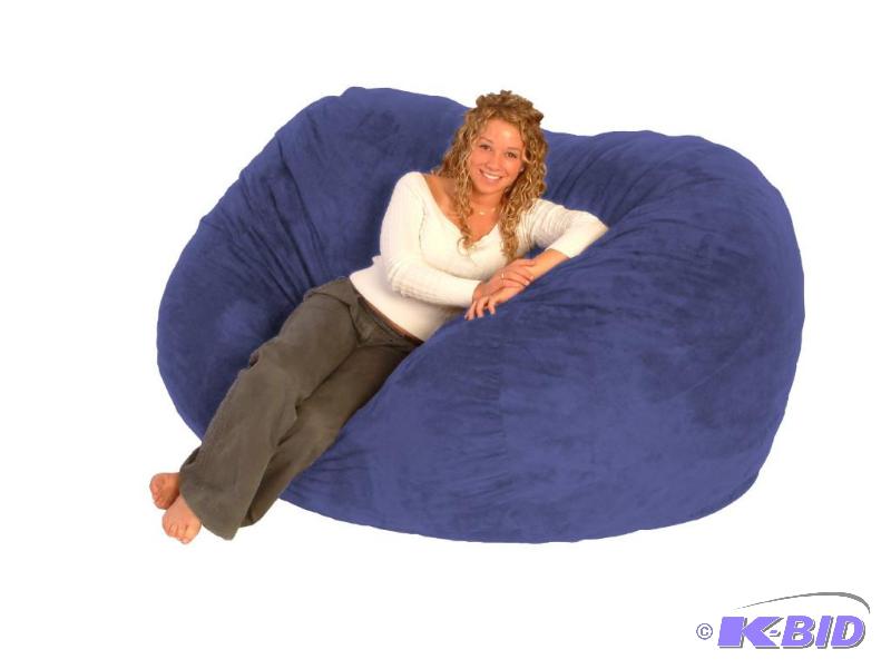 lot 72 image: Comfort Research 6-Foot XL Fuf in Comfort Suede, Steel Grey