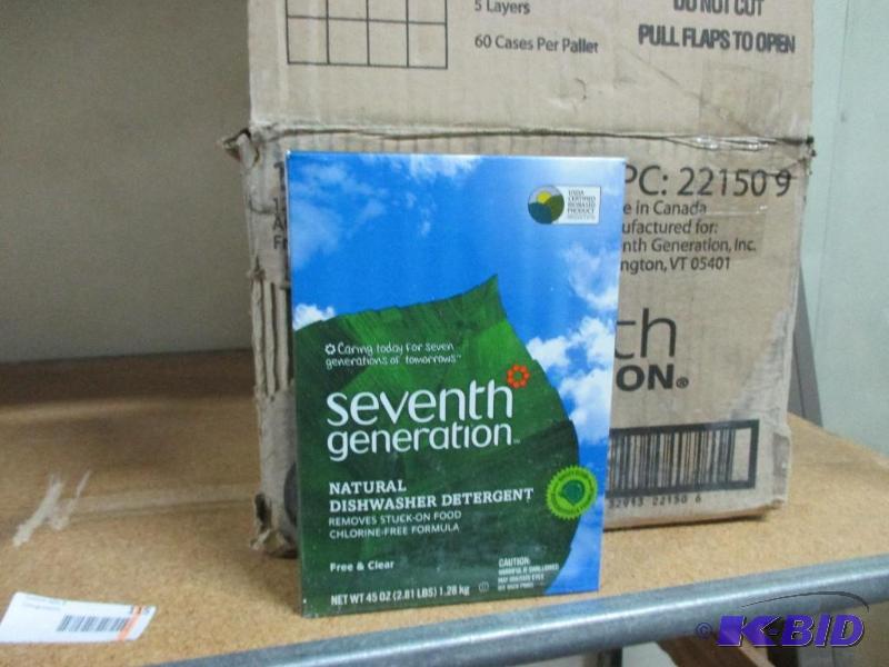 box of Seventh generation diswasher powder...