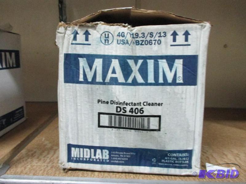 Case of Pine disinfectant cleaner...