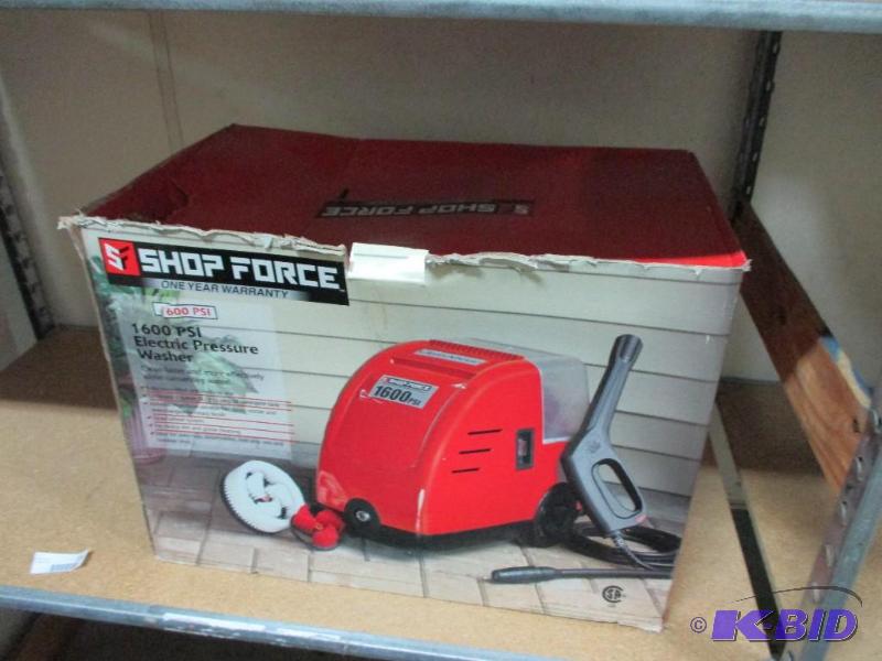 Shop force pressure washer...