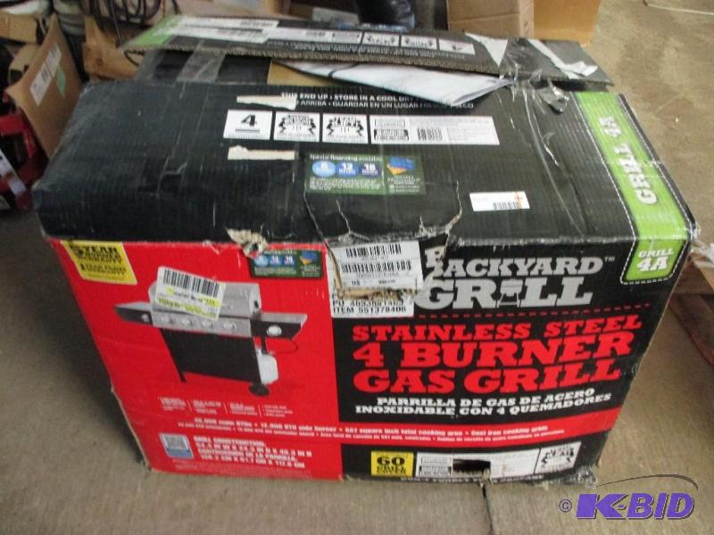 Backyard grill...